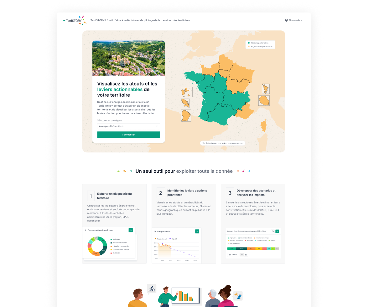 Nouvelle page d'accueil qui unifie toutes les antennes régionales